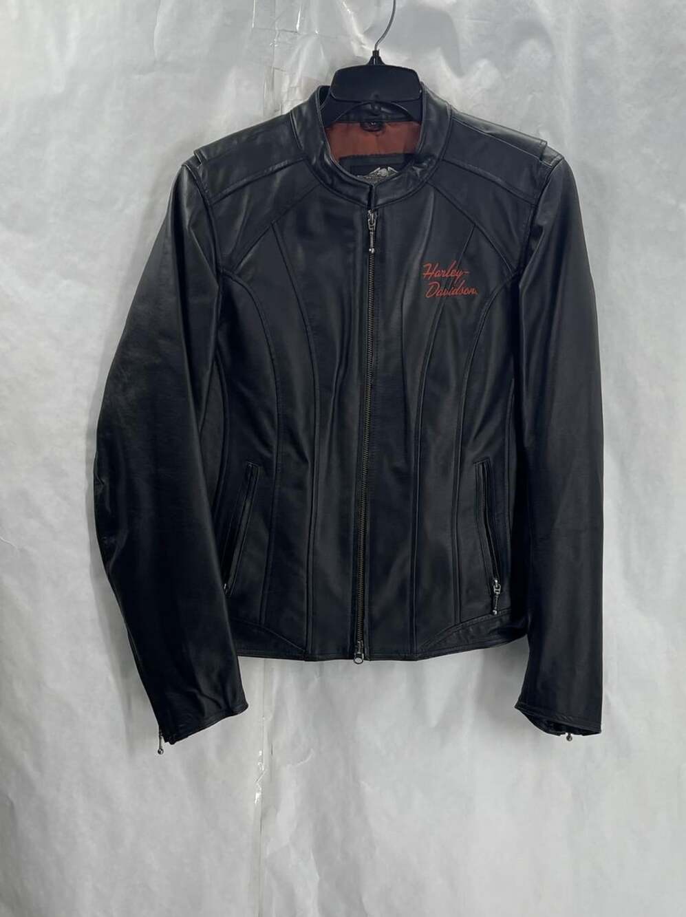 Harley Davidson Womens Leather Riding Jacket - Large NWOT